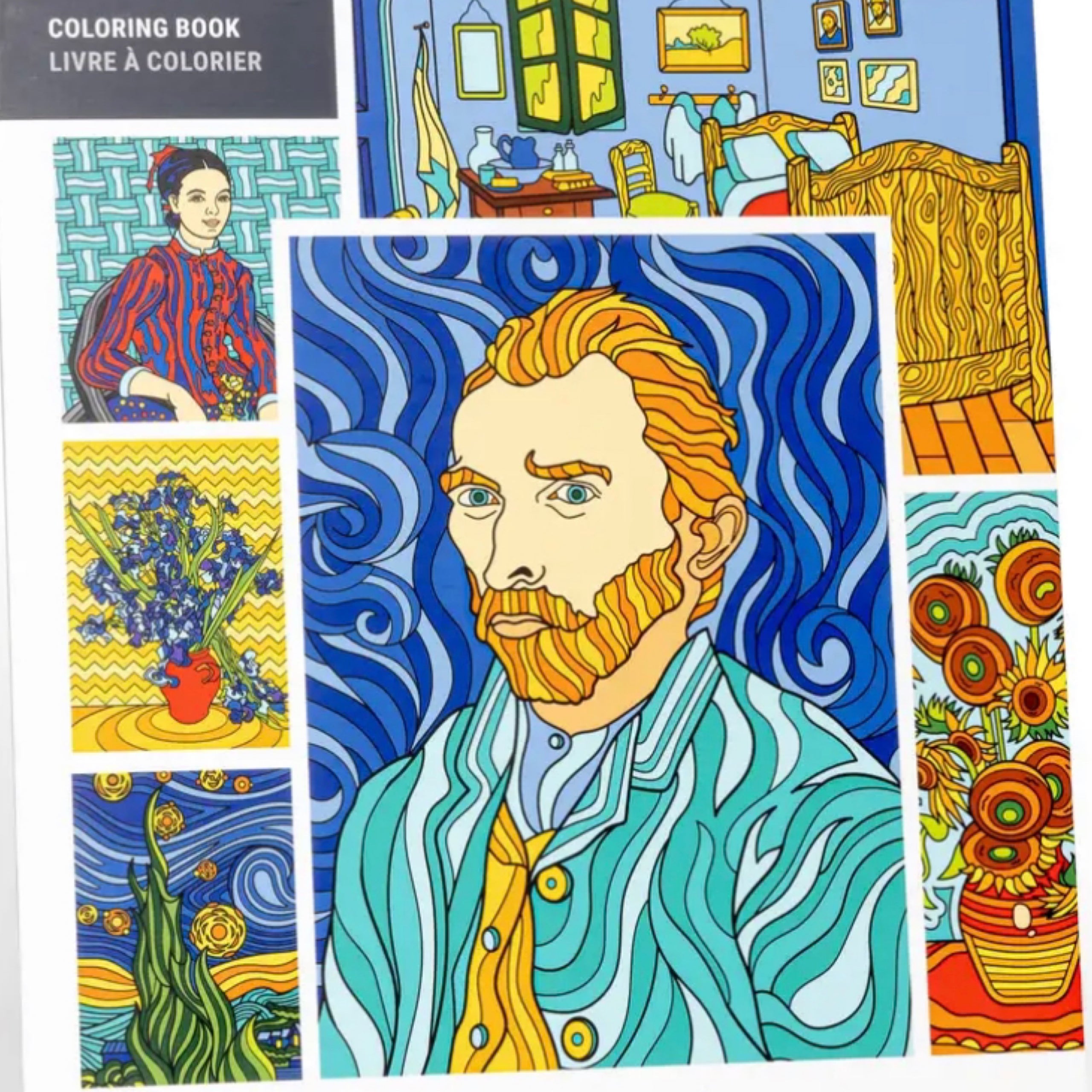 Libro da colorare di Baby Van Gogh